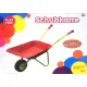 Kinder Kruiwagen rood en groen